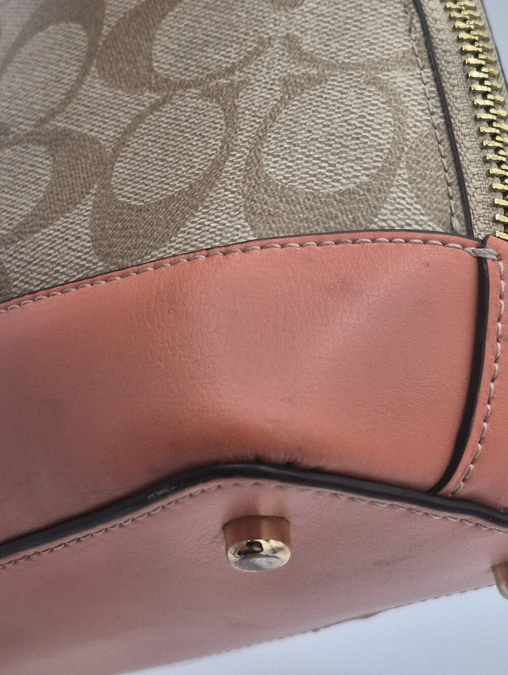 Coach Mini Sierra Satchel In Signature Canvas With 3D Stawberry - Picture 7 of 11